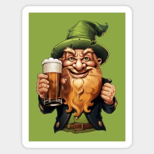 Cheers Leprechaun Sticker